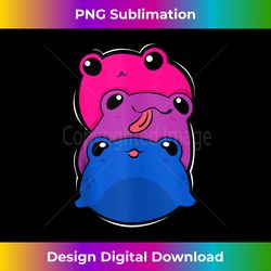Bisexual Flag Frogs Bi Pride LGBTQ Pride Month Gay Lesbian Tank To - Bohemian Sublimation Digital Download - Enhance Your Art with a Dash of Spice