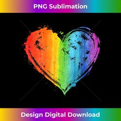 LGBT Gay Lesbian Pride Heart Fla - Timeless PNG Sublimation Download - Reimagine Your Sublimation Pieces