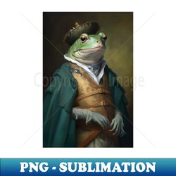 Frog Flneur Classic Portrait - Aesthetic Sublimation Digital File - Unleash Your Creativity