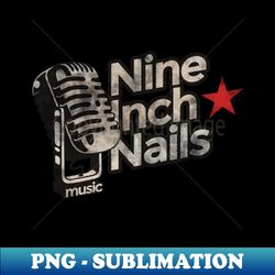 Nine Inch Nails Vintage - Elegant Sublimation PNG Download - Unleash Your Creativity
