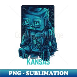 Damn Robot Kansas - Premium Sublimation Digital Download - Create with Confidence