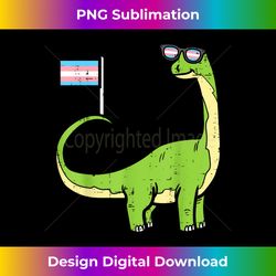 Brontosaurus Dinosaur Dino LGBT Transgender Trans Pride - Chic Sublimation Digital Download - Customize with Flair