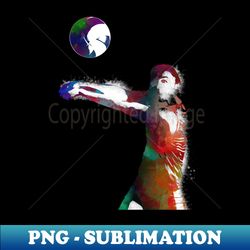 Volleyball sport art volleyball - Unique Sublimation PNG Download - Perfect for Personalization