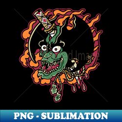 Slayed Debiru - Retro PNG Sublimation Digital Download - Perfect for Sublimation Mastery
