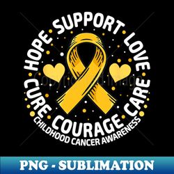 childhood cancer support family childhood cancer awareness - unique sublimation png download - stunning sublimation graphics