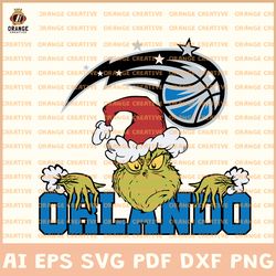 Orlando Magic NBA Svg Files, NBA Magic Logo Clipart, Grinch Vector, Svg Files for Cricut Silhouette, Digital