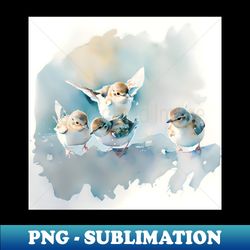 cute baby birds - elegant sublimation png download - capture imagination with every detail