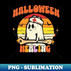 Cool Halloween Nurse Fall Women - Special Edition Sublimation PNG File - Unleash Your Inner Rebellion