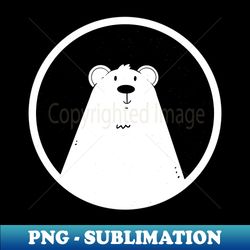 polar bear - png transparent sublimation file - unleash your inner rebellion
