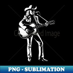 Dwight Yoakam Playing Guitar - Instant PNG Sublimation Download - Perfect for Personalization