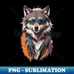 Through the Sunlit Eyes Wolves in Sunglasses - Exclusive PNG Sublimation Download - Stunning Sublimation Graphics