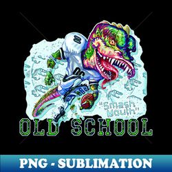 Old School Dinosaur Football - Elegant Sublimation PNG Download - Bring Your Designs to Life