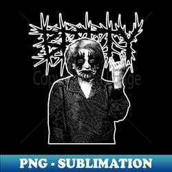 Black Betty White Metal Parody - Instant PNG Sublimation Download - Spice Up Your Sublimation Projects