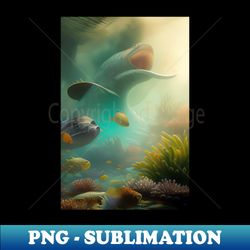 fish aquarium - high-resolution png sublimation file - instantly transform your sublimation projects