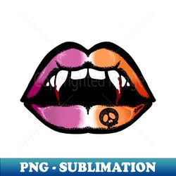 Fang Flags- Lesbian Pride - Exclusive PNG Sublimation Download - Bring Your Designs to Life