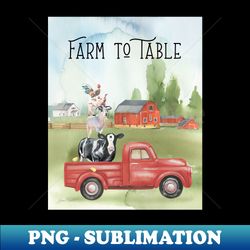 Farm Animal Family A - Unique Sublimation PNG Download - Unlock Vibrant Sublimation Designs