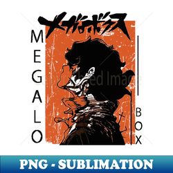 megalo box anime manga - artistic sublimation digital file - defying the norms