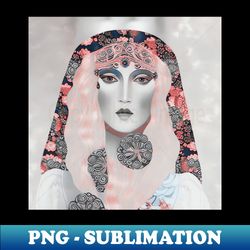 Vintage woman - Symbolism Art - PNG Sublimation Digital Download - Bring Your Designs to Life