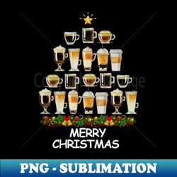 Coffee Christmas Tree - Digital Sublimation Download File - Instantly Transform Your Sublimation Projects