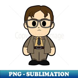dwight schrute the office chibi - PNG Transparent Sublimation File - Boost Your Success with this Inspirational PNG Download