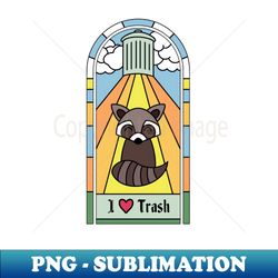 Saint Trash Panda - Modern Sublimation PNG File - Perfect for Sublimation Mastery
