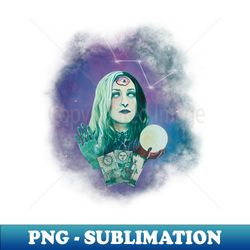 Goth fortune teller - Instant PNG Sublimation Download - Boost Your Success with this Inspirational PNG Download