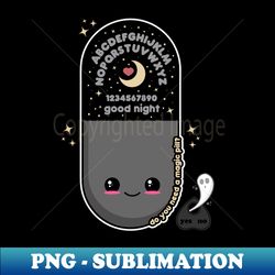 Kawaii Ouija Board Pill - Premium PNG Sublimation File - Fashionable and Fearless