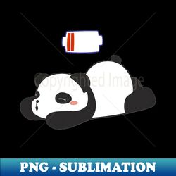 Resting Napping Panda Sploot - Signature Sublimation PNG File - Create with Confidence