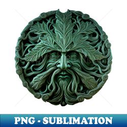 The Green Man - Digital Sublimation Download File - Vibrant and Eye-Catching Typography