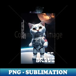 Cute funny  cat walk in space - Premium Sublimation Digital Download - Perfect for Personalization