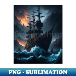 Fleet Of Ships Colorful Paint Style - Creative Sublimation PNG Download - Unleash Your Creativity