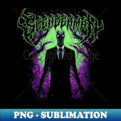Parody Deathcore Band Tee of Slenderman - Menacing Metal Vibes - Creative Sublimation PNG Download - Fashionable and Fearless