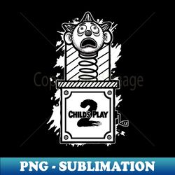 jack in the box childs play 2 black version - png transparent sublimation design - instantly transform your sublimation projects