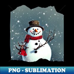 Snowman - Special Edition Sublimation PNG File - Vibrant and Eye-Catching Typography