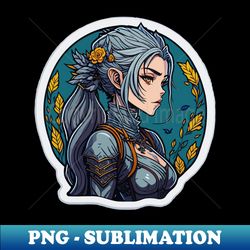 Elf Bard - Vintage Sublimation PNG Download - Perfect for Creative Projects