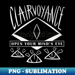 Clairvoyance Nega - Instant PNG Sublimation Download - Perfect for Sublimation Mastery