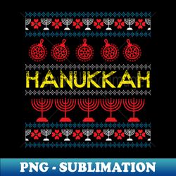 Hanukkah Menorah Lights Family Love Novelty - Exclusive Sublimation Digital File - Add a Festive Touch to Every Day