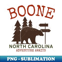 Boone North Carolina - PNG Transparent Digital Download File for Sublimation - Bring Your Designs to Life