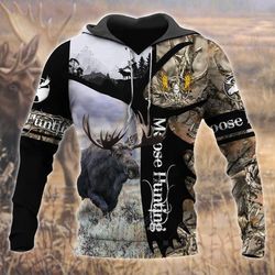 Moose Hunting 3D All Over Print | Hoodie | Unisex | Full Size | Adult | Colorful | HT5284
