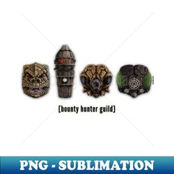 Bounty Hunter Guild Heads Up - PNG Sublimation Digital Download - Defying the Norms
