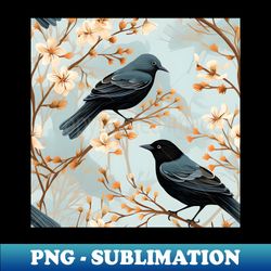 North American Birds 10 Cowbird - Elegant Sublimation PNG Download - Instantly Transform Your Sublimation Projects