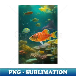 fish aquarium - special edition sublimation png file - revolutionize your designs
