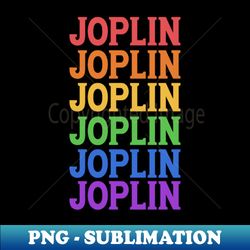 JOPLIN COLORFUL CITY - Modern Sublimation PNG File - Perfect for Creative Projects