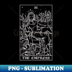 The Empress Tarot Card - Female Vampire - Stylish Sublimation Digital Download - Instantly Transform Your Sublimation Projects