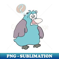 fat questioning bird a very nice series of such birds on my other products - Signature Sublimation PNG File - Add a Festive Touch to Every Day