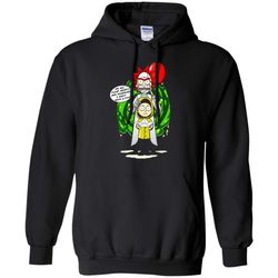 AGR IT Pennywise Sanchez We All Float Rick And Morty Stephen King Hoodie