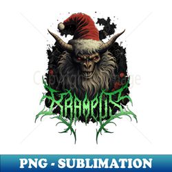 Krampus Death Metal Christmas - Special Edition Sublimation PNG File - Transform Your Sublimation Creations