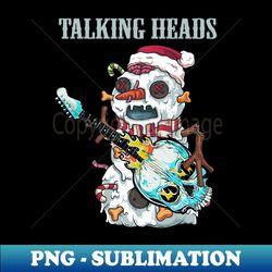 talking heads band xmas - decorative sublimation png file - create with confidence