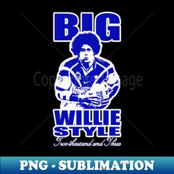 Canterbury-Bankstown Bulldogs - Willie Mason - BIG WILLIE STYLE - Modern Sublimation PNG File - Transform Your Sublimation Creations