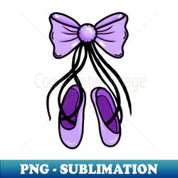 purple ballerina ballet dance shoes - instant png sublimation download - stunning sublimation graphics